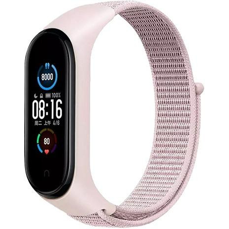 Drobak Ремешок  Nylon Premium для Xiaomi Mi Smart Band 7 Pearl Pink (191903) - зображення 1