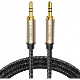   UGREEN AV125 3.5mm Male to 3.5mm Male Braided Audio Cable mini-jack 3.5 мм 2м Gray (10604)