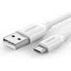 UGREEN US289 USB-A to Micro USB QC3.0 1m White (60141) - зображення 1