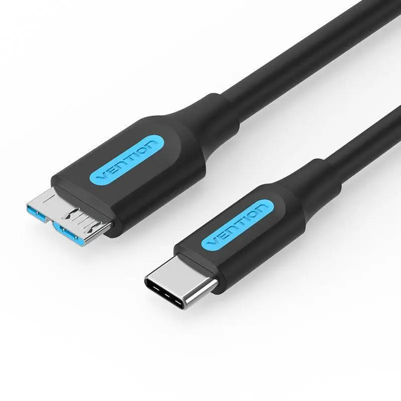 Vention USB Type-C to USB Micro-B 0.5m Black (CQABD) - зображення 1