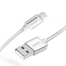   UGREEN US199 USB-A to Lightning MFi 2m White (60163)