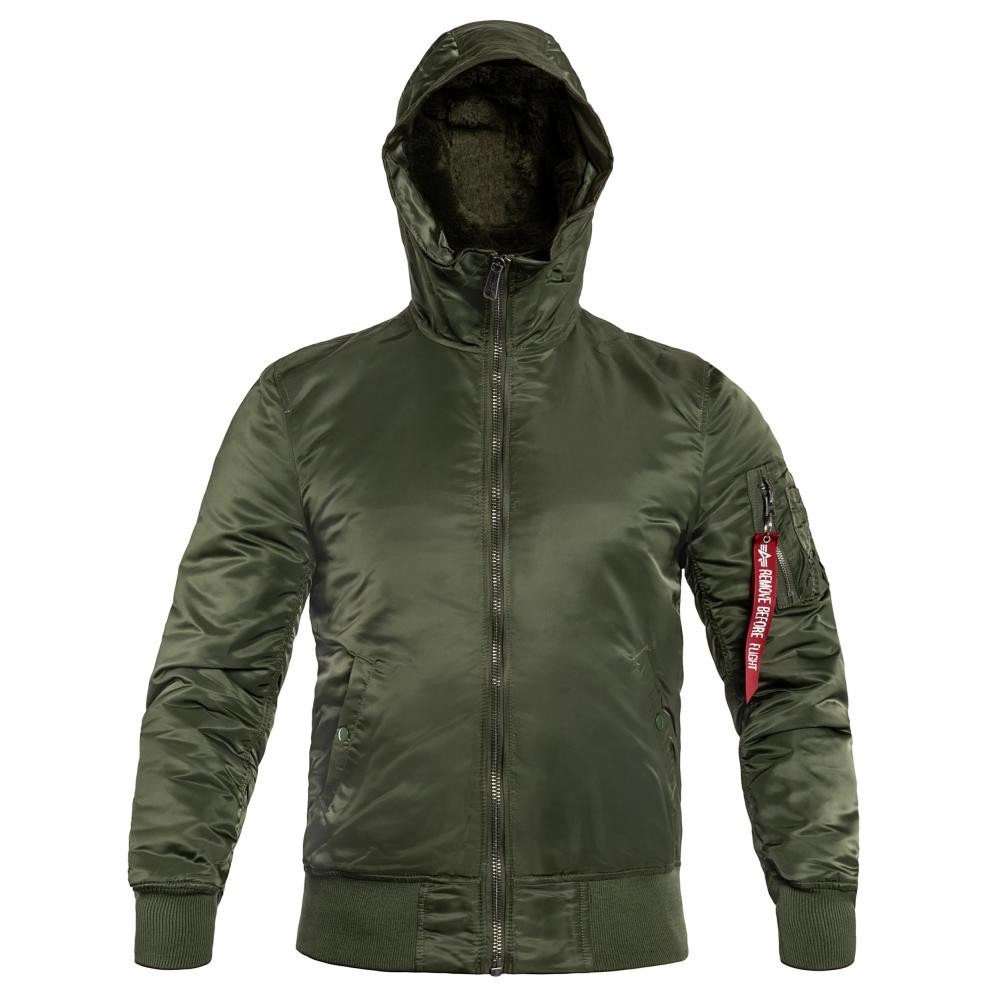 Alpha Industries Куртка  MA-1 Hooded - Sage Green XL - зображення 1