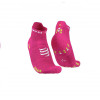 Compressport Шкарпетки  Pro Racing Socks V4.0 Run Low, Fluo Pink/Primerose, T2 (XU00047B 360 0T2) - зображення 1