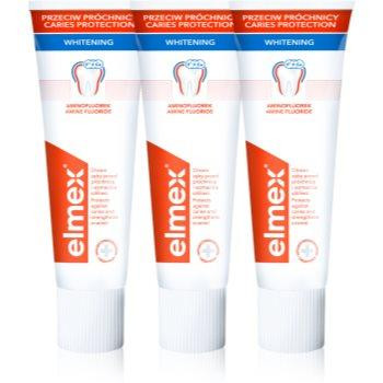 Elmex Caries Protection Whitening відбілююча зубна паста з фтором 3x75 мл - зображення 1