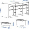 IKEA TROFAST 99x44h56 білий (893.355.04) - зображення 4