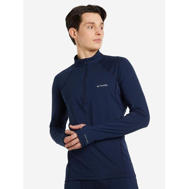 Columbia Термокофта чоловіча спортивна демісезонна  Midweight Stretch Long Sleeve Half Zip 1638571CLB-464 S ( - зображення 1