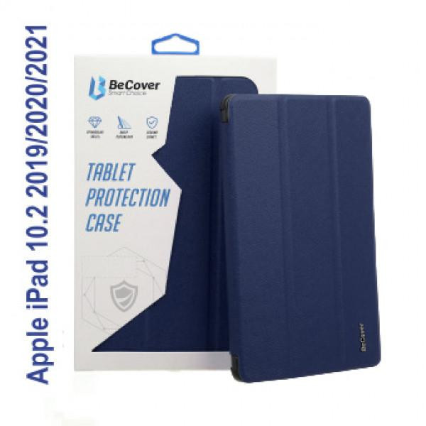 BeCover Чохол-книжка Tri Fold Soft TPU Silicone  для Apple iPad 10.2 2019/2020/2021 Deep Blue (706882) - зображення 1