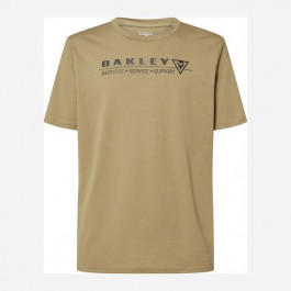   Oakley Футболка довга чоловіча  SI Pillars Tee FOA404136-9BU M Темно-бежева з принтом (193517592363)