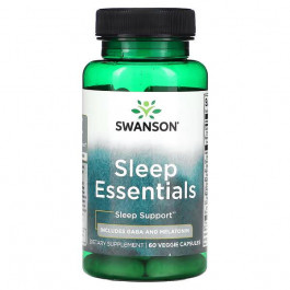   Swanson Sleep Essentials 60 Veg Caps