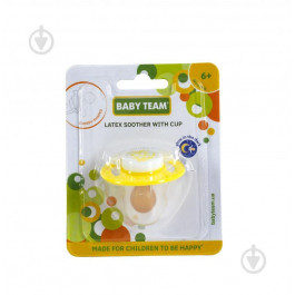   Baby Team Пустышка латексная классическая , 6М+ (3225)