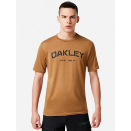   Oakley Футболка довга чоловіча  SI Indoc Tee 458158-86W 2XL Темно-бежева з принтом (190645854745)