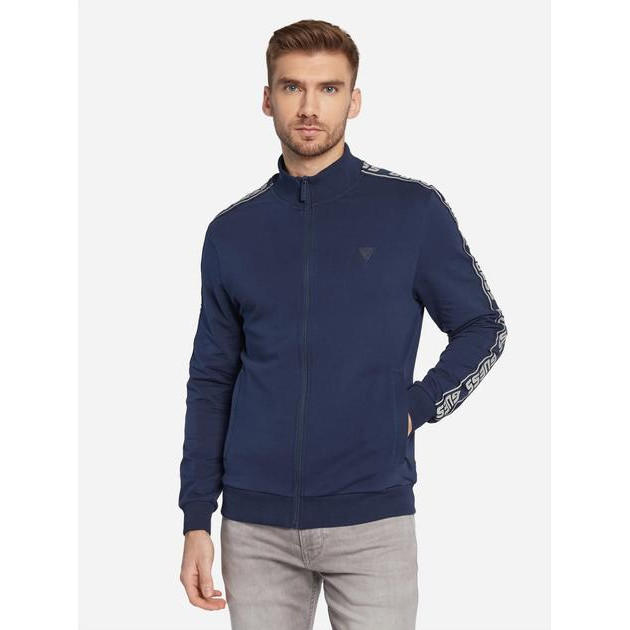 GUESS Толстовка на блискавці чоловіча  Z2YQ12-K6ZS1-G7R1 L SILK BLUE (7621826250238) - зображення 1