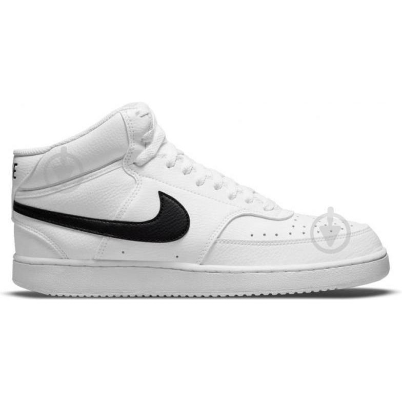 Nike Чоловічі кеди високі  Court Vision Mid Nn DN3577-101 42 (8.5US) 26.5 см White/Black-White (195243508 - зображення 1