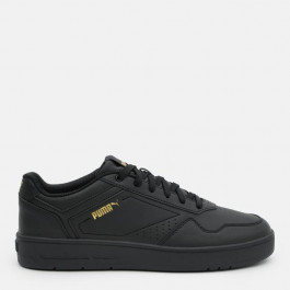   PUMA Чоловічі кеди низькі  Court Classic 39501802 40 (6.5UK) 25.5 см  Black- Gold (4099686429379)