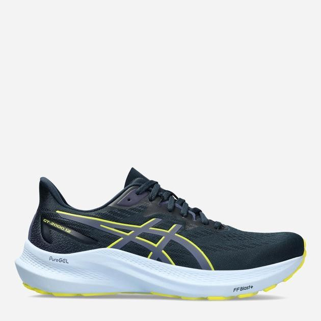 Asics Кросівки спортивні gt-2000 12 (1011B691-403) 9 Темно-синій, Жовтий - зображення 1