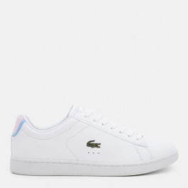   LACOSTE Женские кеды низкие  Carnaby 743SFA0014-1Y9 40 (T6.5) 25.6 см Wht Lt Pnk (5059554015348)