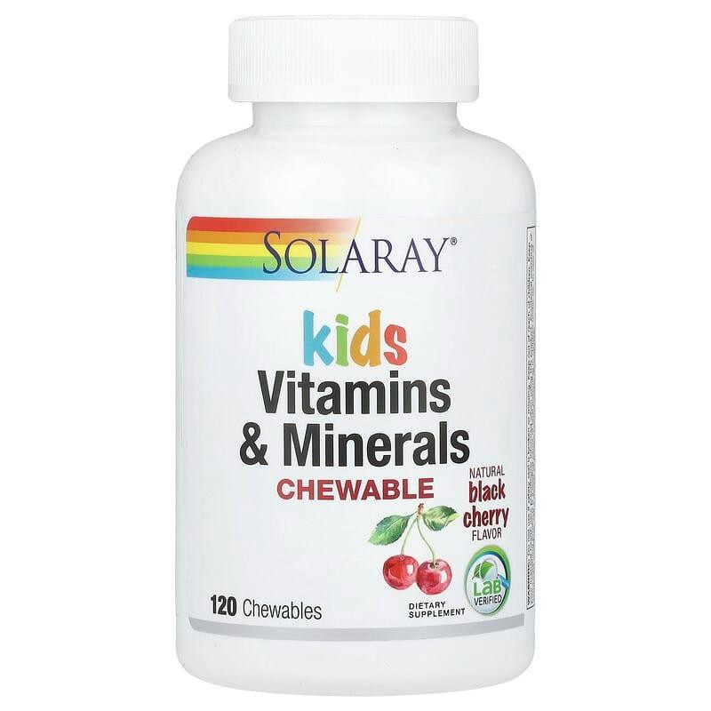 Solaray Kids Vitamins & Minerals 120 chewable - зображення 1