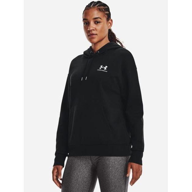 Under Armour Худі тепле жіноче  Essential Fleece Hoodie 1373033-001 L (195253603181) - зображення 1