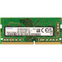   Samsung 16 GB SO-DIMM DDR4 3200 MHz (M471A2G43CB2-CWE)