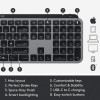 Logitech MX Keys for Mac Space Gray (920-009558) - зображення 8