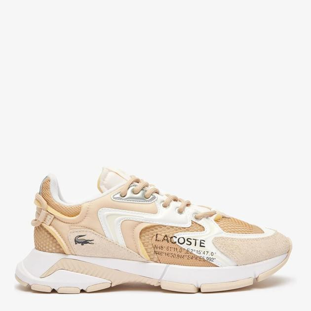 LACOSTE Чоловічі кросівки  L003 747SMA0103-LT3 42.5 (T8.5) 26.5 см Lt Tan/Wht (5059862265787) - зображення 1