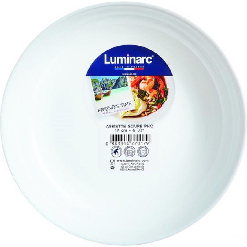 Luminarc Блюдо Friends Time White 18 см P6280 - зображення 1