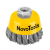 NovoTools Щітка чашкова  (85 мм, плетений дріт) (NTWB8514ST) - зображення 1