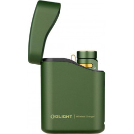   Olight Baton 4 Premium Edition OD Green з безпровідним зарядним футляром