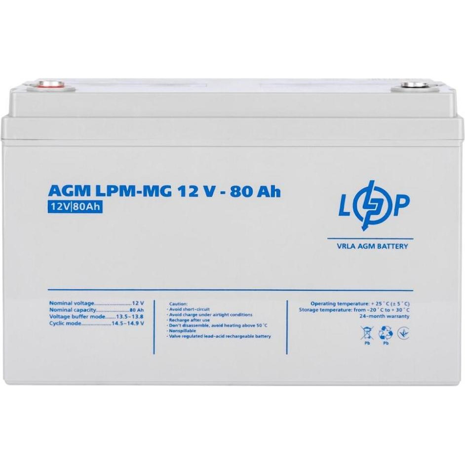 LogicPower LPM-MG 12 - 80 AH (4196) - зображення 1