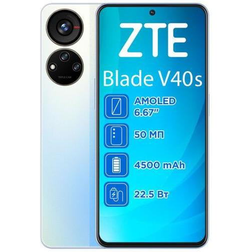 ZTE Blade V40S 6/128GB Blue - зображення 1