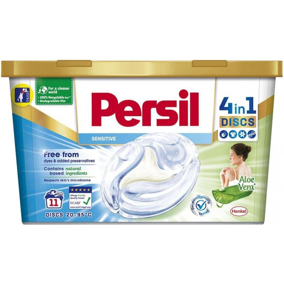 Persil Капсулы Discs Sensitive 11 шт. (9000101512014) - зображення 1