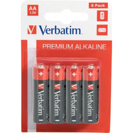   Verbatim AA bat Alkaline 4шт Premium (49503)