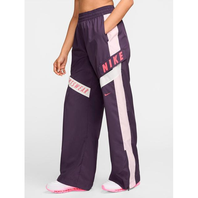 Nike Спортивні штани жіночі  W Nsw Wvn Os Pant Hr Sw HF5957-573 L Фіолетові (197599787136) - зображення 1