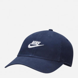   Nike Кепка  CLUB CAP U CB SWSH L FB5368-410 M/L Темно-Синя/Біла (0196606811215)