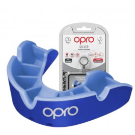   Opro Silver Level Adult Mouthguard Blue (102502002)