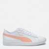 PUMA Кеды  Smash Wns V2 L 36520826 38.5 (5.5) 24.5 см  White-Apricot Blush- Black (4063697752597) - зображення 1