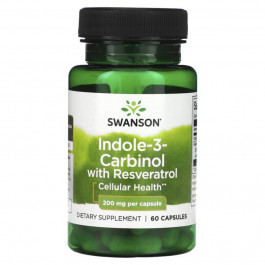   Swanson Indole-3-Carbinol with Resveratrol 200 мг, 60 капсул