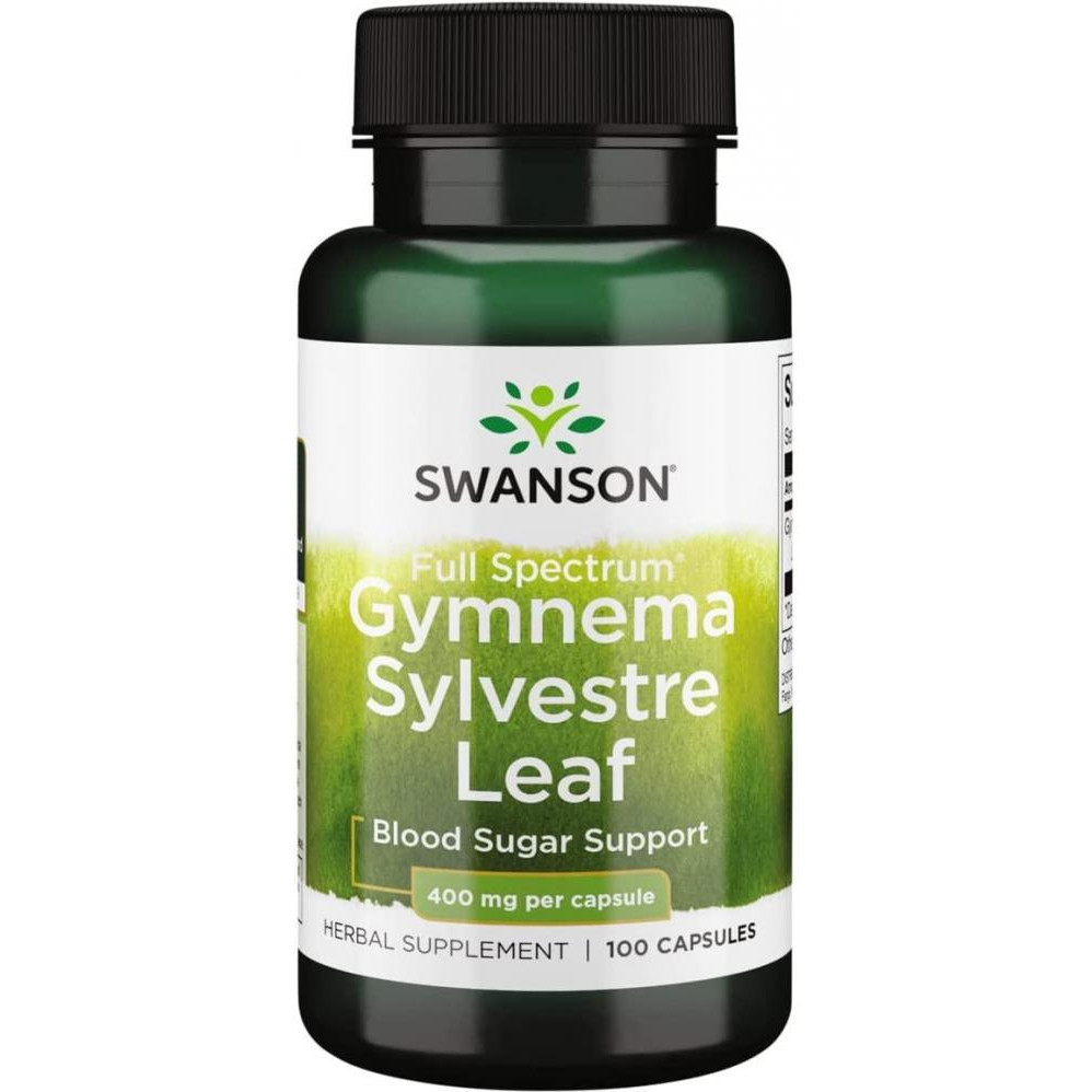 Swanson Gymnema Sylvestre Leaf 400 mg 100 Caps - зображення 1