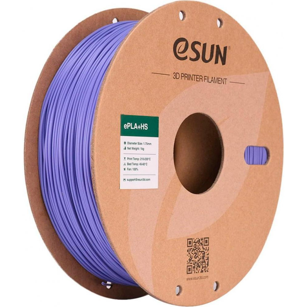 Esun ePLA Plus HS Filament (пластик) для 3D принтера  1кг, 1.75мм, лавандовий (EPLA+HS-P175VP1) - зображення 1