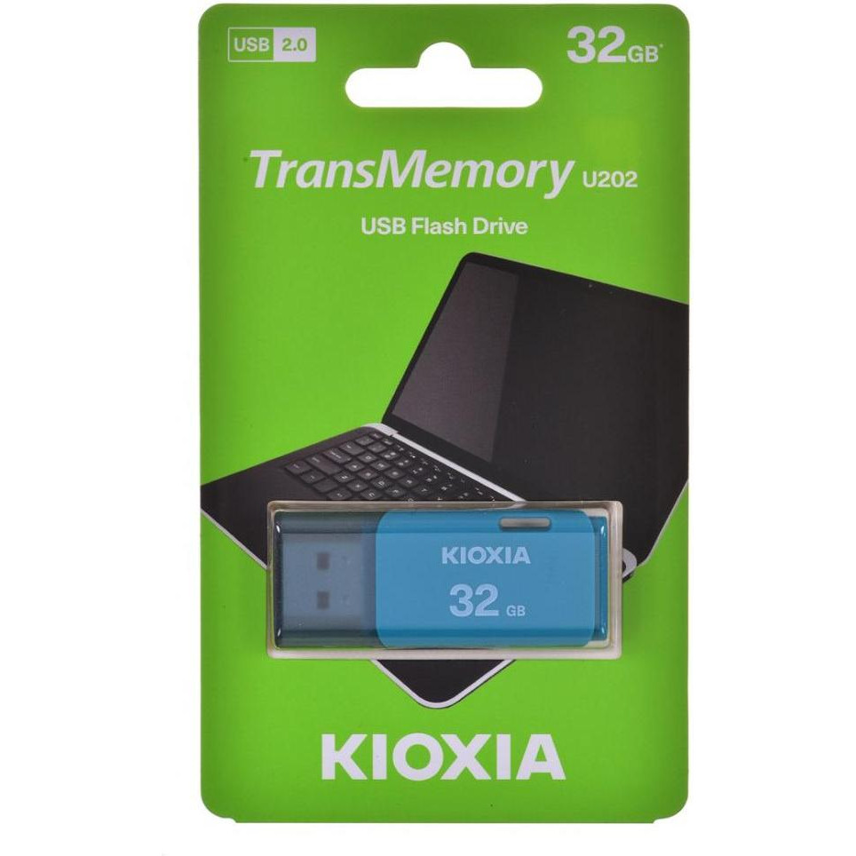 Kioxia 32 GB TransMemory U202 Blue (LU202L032GG4) - зображення 1