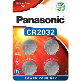   Panasonic CR-2032 bat(3B) Lithium 4шт (CR-2032EL/4B)