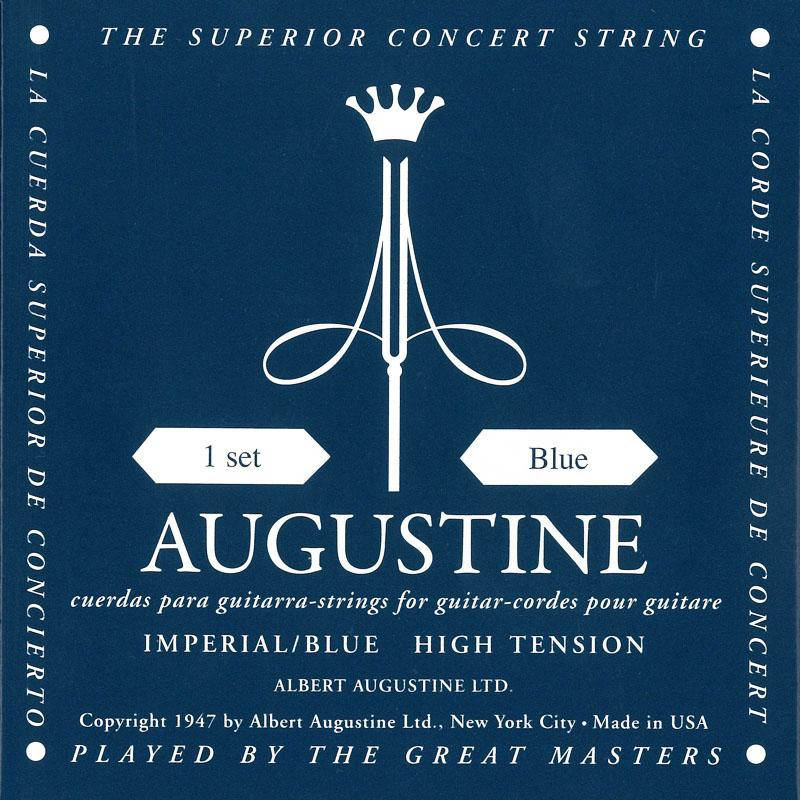 Augustine Струны для классической гитары  Imperial/Blue Classical Guitar Strings High Tension - зображення 1