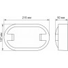 VIDEX Светильник LED 15W ЖКХ овальный IP65  5000K VL-BH12O-155 - зображення 2