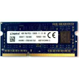   Kingston 4 GB SO-DIMM DDR3L 1600 MHz (KNWMX1-ETB)