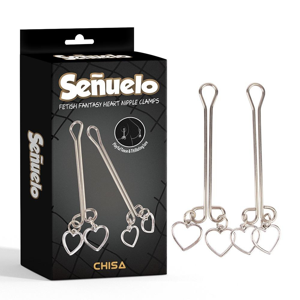 Chisa Novelties Затискачі на соски  Fetish Fantasy Heart Nipple Clamps (16260 /CN-862416260) - зображення 1