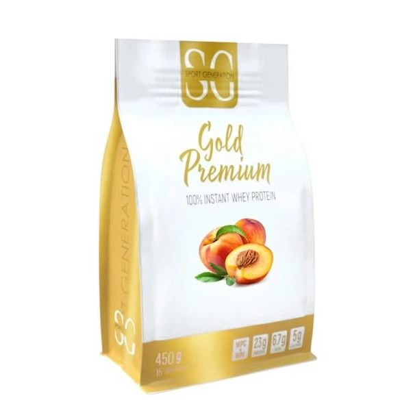 Sport Generation Gold Premium 100% Instant Whey Protein 450 g /15 servings/ Strawberry - зображення 1