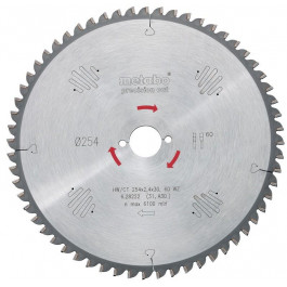   Metabo HW/CT 254x30, 48 WZ 5°, негативний (628221000)