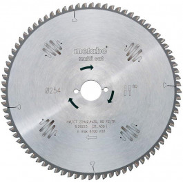   Metabo HW/CT 254x30, 80 FZ/TZ, 5°, негативний (628223000)