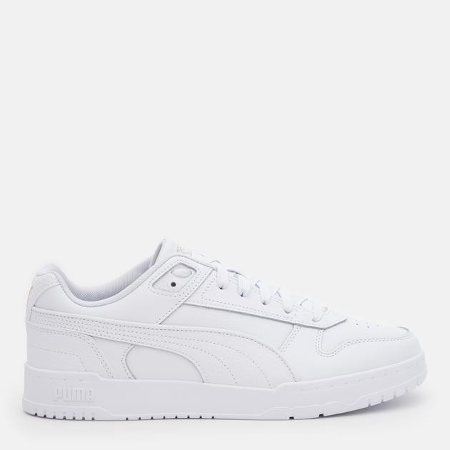 PUMA Мужские кеды низкие  RBD Game Low 38637302 42 (8US) 27 см  White- White- Team Gold (4065449709255) - зображення 1