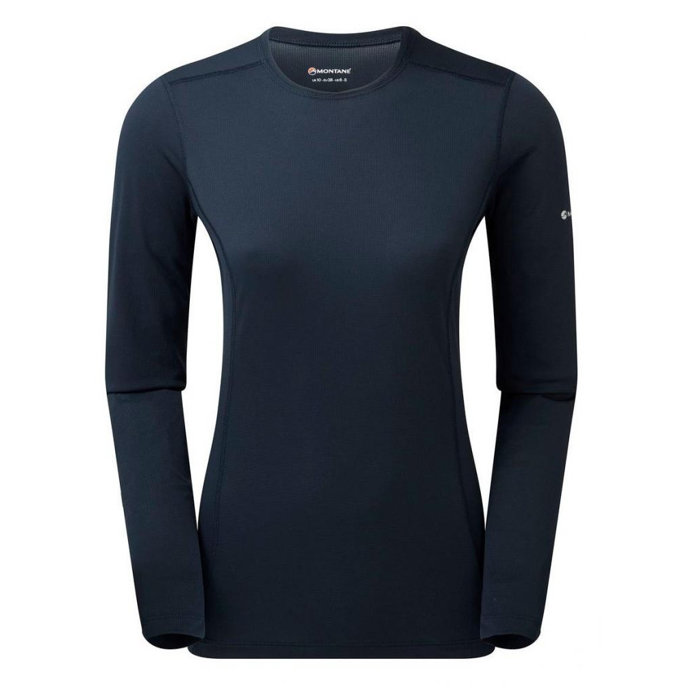 Montane Жіноча термокофта  Female Dart Lite Long Sleeve T-Shirt Eclipse Blue (FDLLSECLA15) M - зображення 1